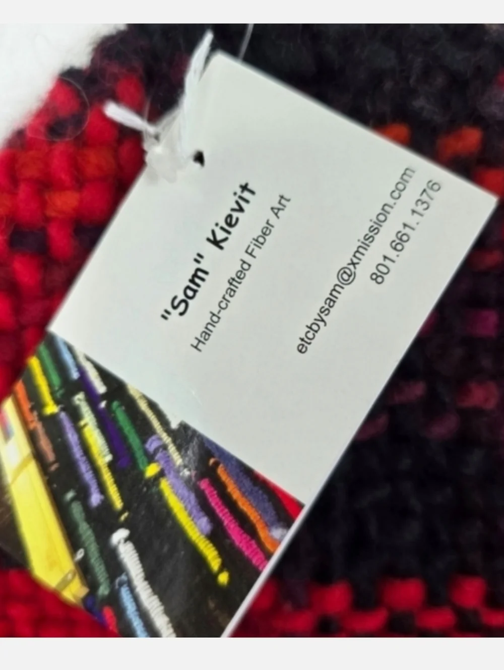 NEW Handwoven Buffalo Plaid Fringed Triangular Wool Shawl Wrap Etc by Sam